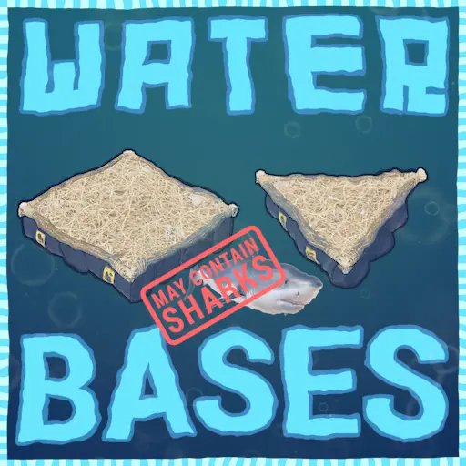 water bases logo sharks amusement rides