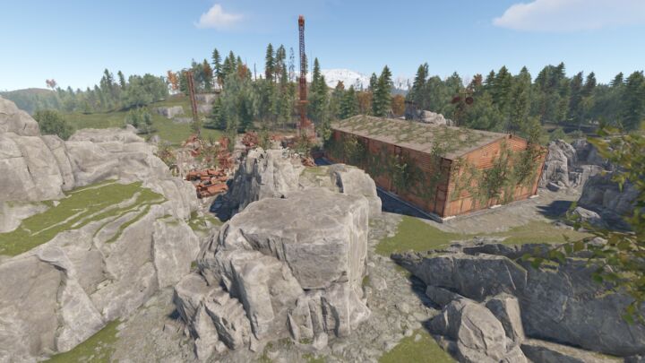 Rust Bundle of 7 Places to Build a Base Prefabs