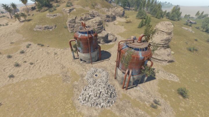 Rust Bundle of 7 Places to Build a Base Prefabs