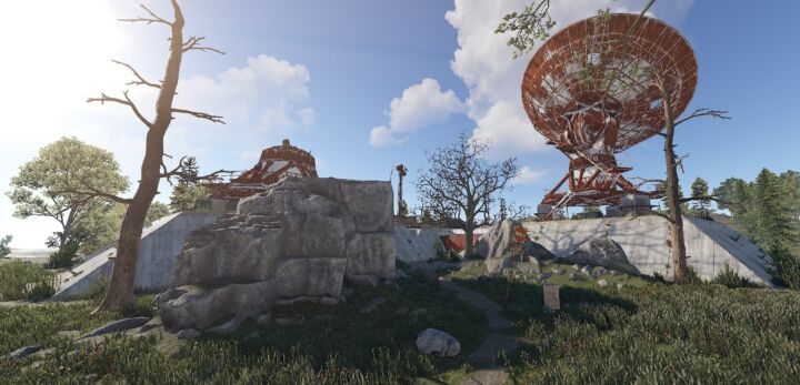 Rust Mini Satellite Monument All Products