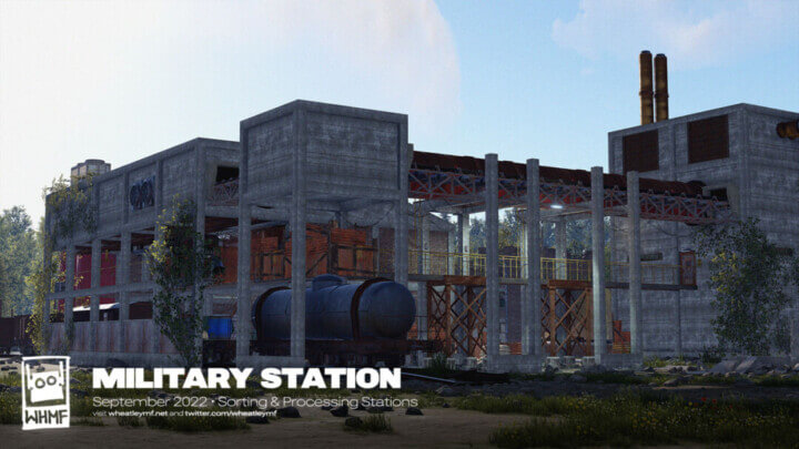 Rust MILITARY STATION Prefabs