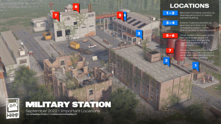 Rust MILITARY STATION Prefabs