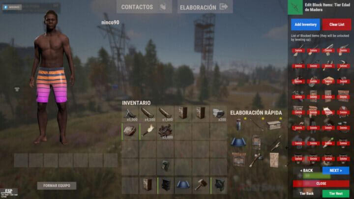 Rust Tiers Mode All Products