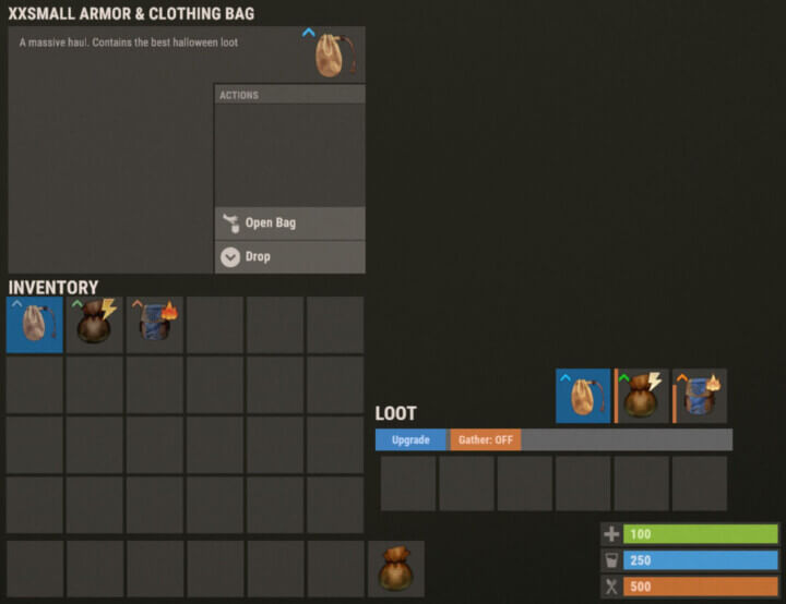 Rust Bag of Holding All Products