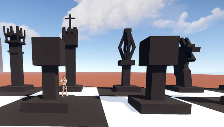 Rust Gigantic Chess Board Prefabs