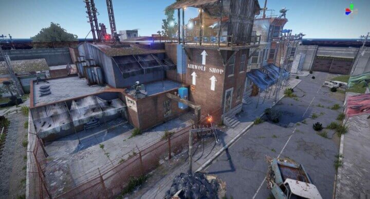 Rust Custom Outpost - Perfect for One Grids & Normal Servers All Products