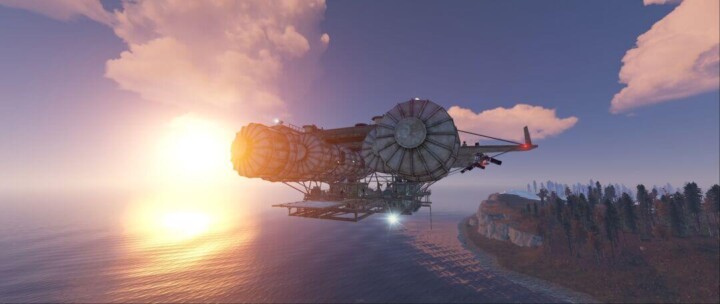 Rust Airship All In One (Outpost, Bandit & Fishing Village) Prefabs
