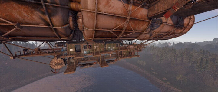 Rust Airship All In One (Outpost, Bandit & Fishing Village) Prefabs