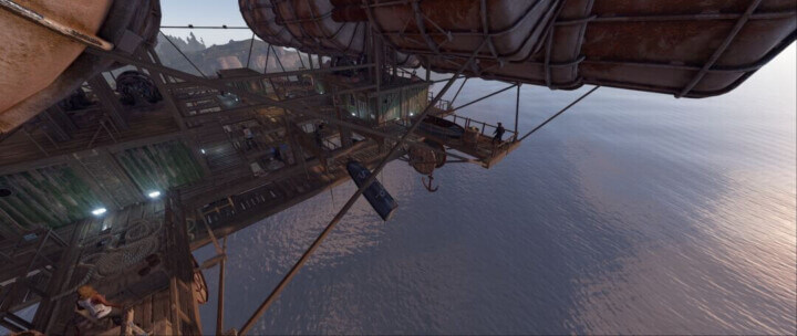 Rust Airship All In One (Outpost, Bandit & Fishing Village) Prefabs