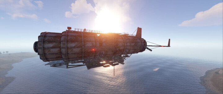 Rust Airship All In One (Outpost, Bandit & Fishing Village) Prefabs