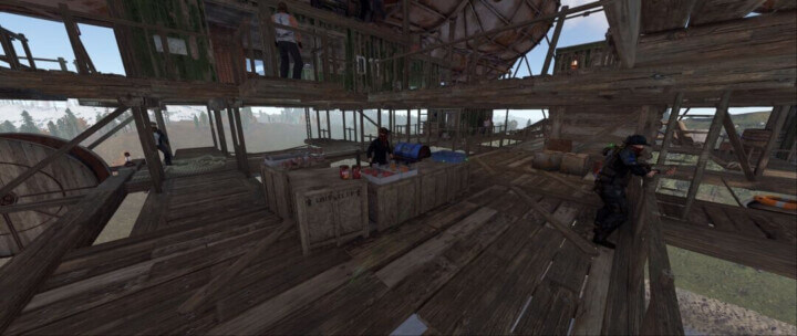 Rust Airship All In One (Outpost, Bandit & Fishing Village) Prefabs