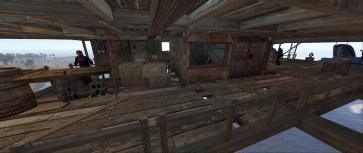 Rust Airship All In One (Outpost, Bandit & Fishing Village) Prefabs