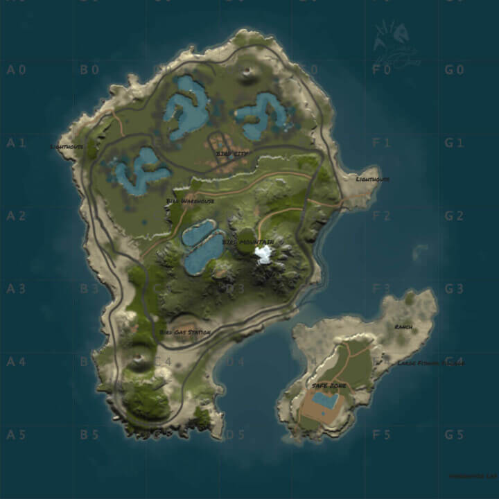 Bird Island (Mini Map) 2 Rust Bird Island (Mini Map) All Products