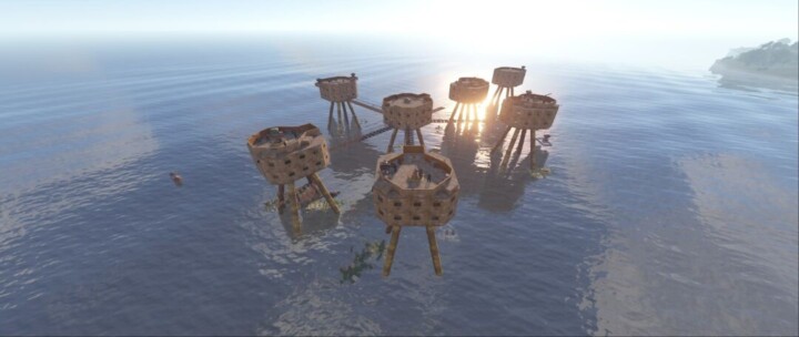 Rust Maunsell Sea Forts All Products