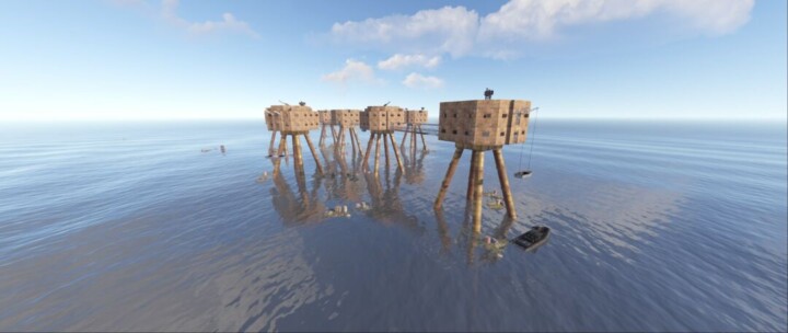 Rust Maunsell Sea Forts All Products