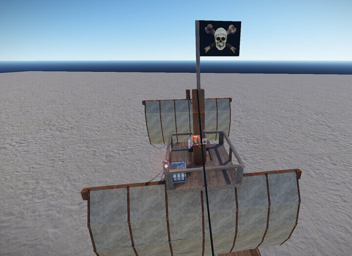 Rust Jolly Roger Prefabs
