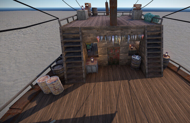 Rust Jolly Roger Prefabs