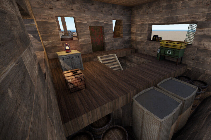 Rust Jolly Roger Prefabs