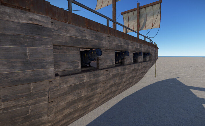 Rust Jolly Roger Prefabs