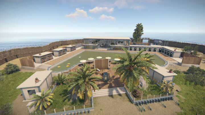 Rust Paradise Town - Safe Zone Prefabs