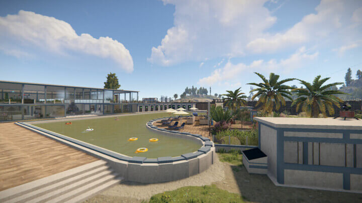 Rust Paradise Town - Safe Zone Prefabs