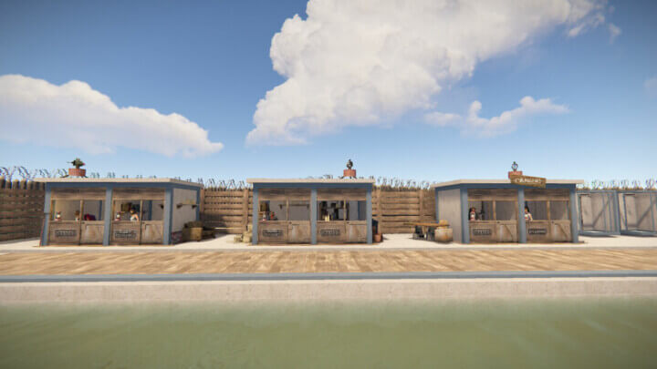Rust Paradise Town - Safe Zone Prefabs