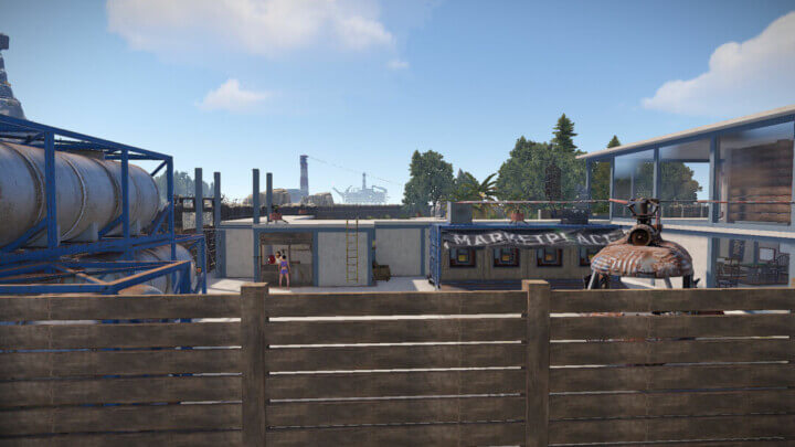 Rust Paradise Town - Safe Zone Prefabs