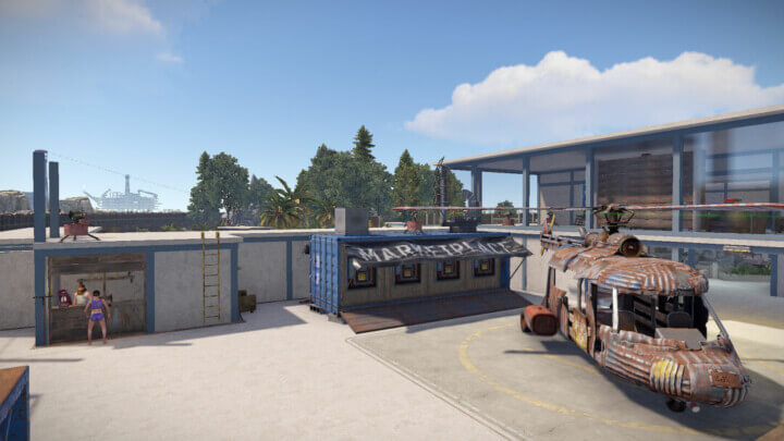 Rust Paradise Town - Safe Zone Prefabs