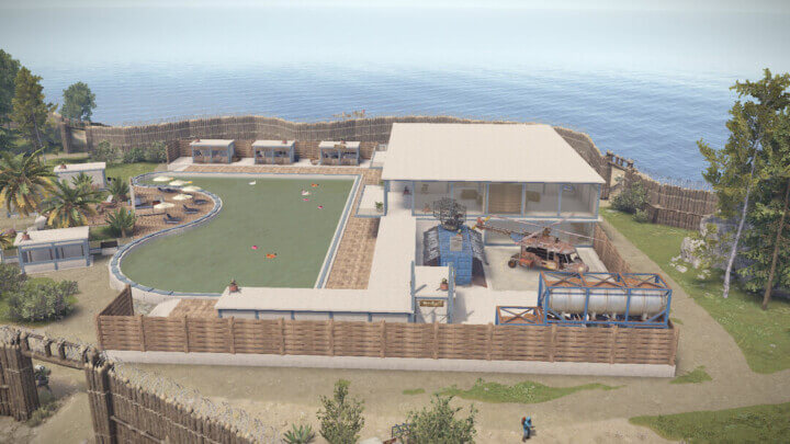 Rust Paradise Town - Safe Zone Prefabs