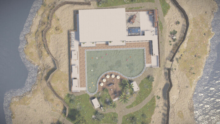 Rust Paradise Town - Safe Zone Prefabs