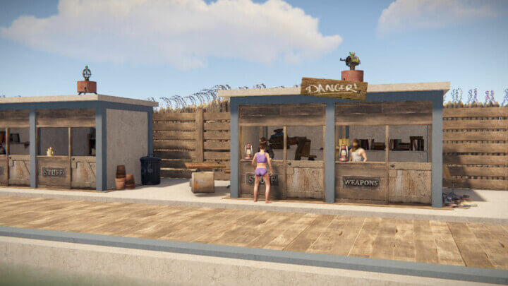 Rust Paradise Town - Safe Zone Prefabs