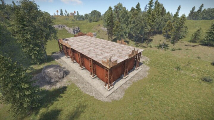 Rust Bundle of 11 places to build a base Prefabs