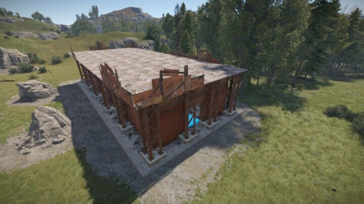 Rust Bundle of 11 places to build a base Prefabs