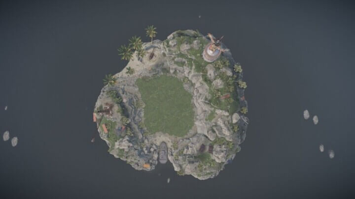 Rust Raidable Base Event Islands + Barge Prefabs