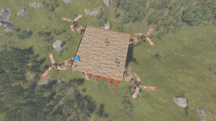 Rust Bundle of 15 places to build a base Prefabs