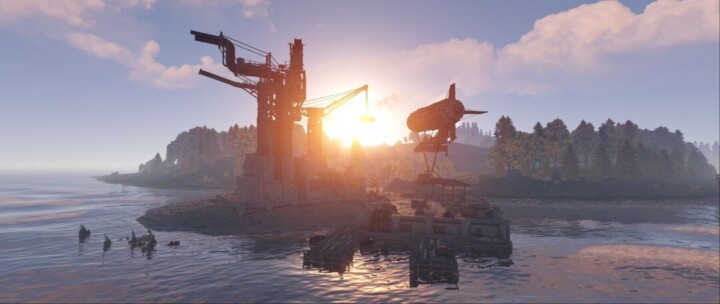 Rust Timber Bay | Medieval Harbour Monument All Products