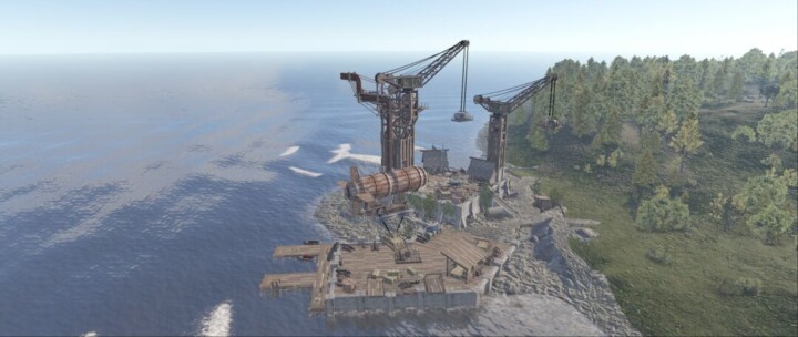 Rust Timber Bay | Medieval Harbour Monument All Products