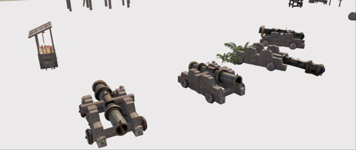 Rust Medieval Asset Pack Prefabs