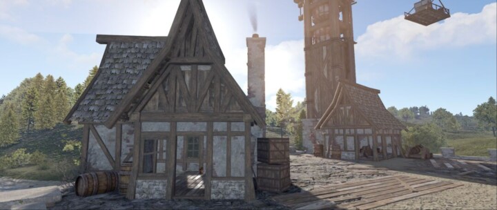 Rust Timber Bay | Medieval Harbour Monument All Products