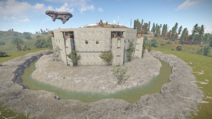 Rust Bundle of 7 places to build a base Prefabs