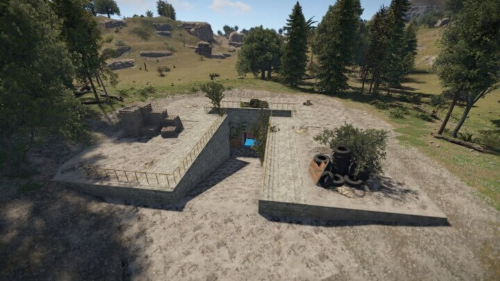 Rust Bundle of 7 places to build a base Prefabs