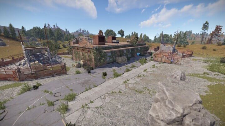 Rust Bundle of 7 places to build a base Prefabs
