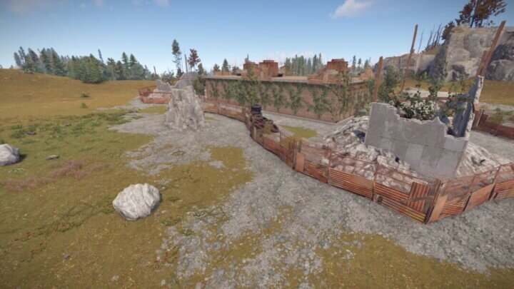 Rust Bundle of 7 places to build a base Prefabs