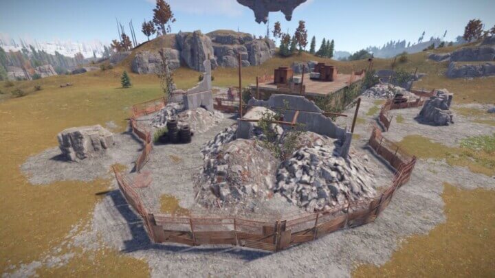 Rust Bundle of 7 places to build a base Prefabs