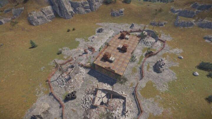 Rust Bundle of 7 places to build a base Prefabs