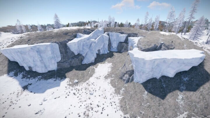 Rust Bundle of 7 places to build a base Prefabs