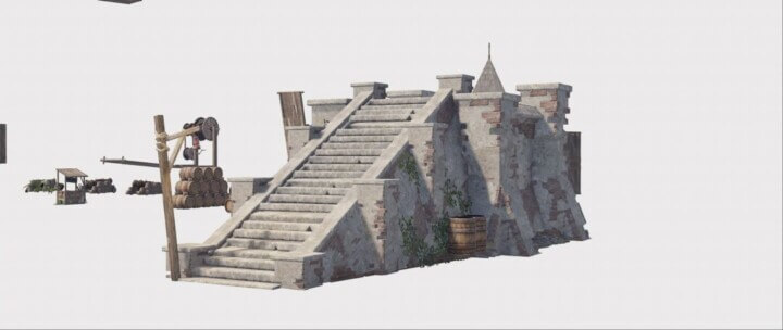 Rust Medieval Asset Pack Prefabs