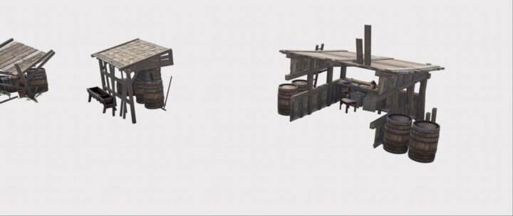 Rust Medieval Asset Pack Prefabs