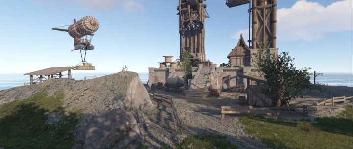 Rust Timber Bay | Medieval Harbour Monument All Products