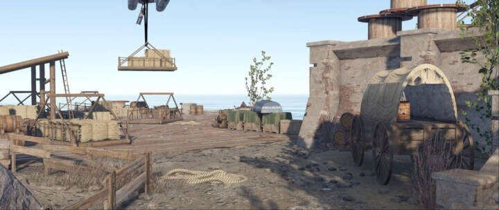 Rust Timber Bay | Medieval Harbour Monument All Products